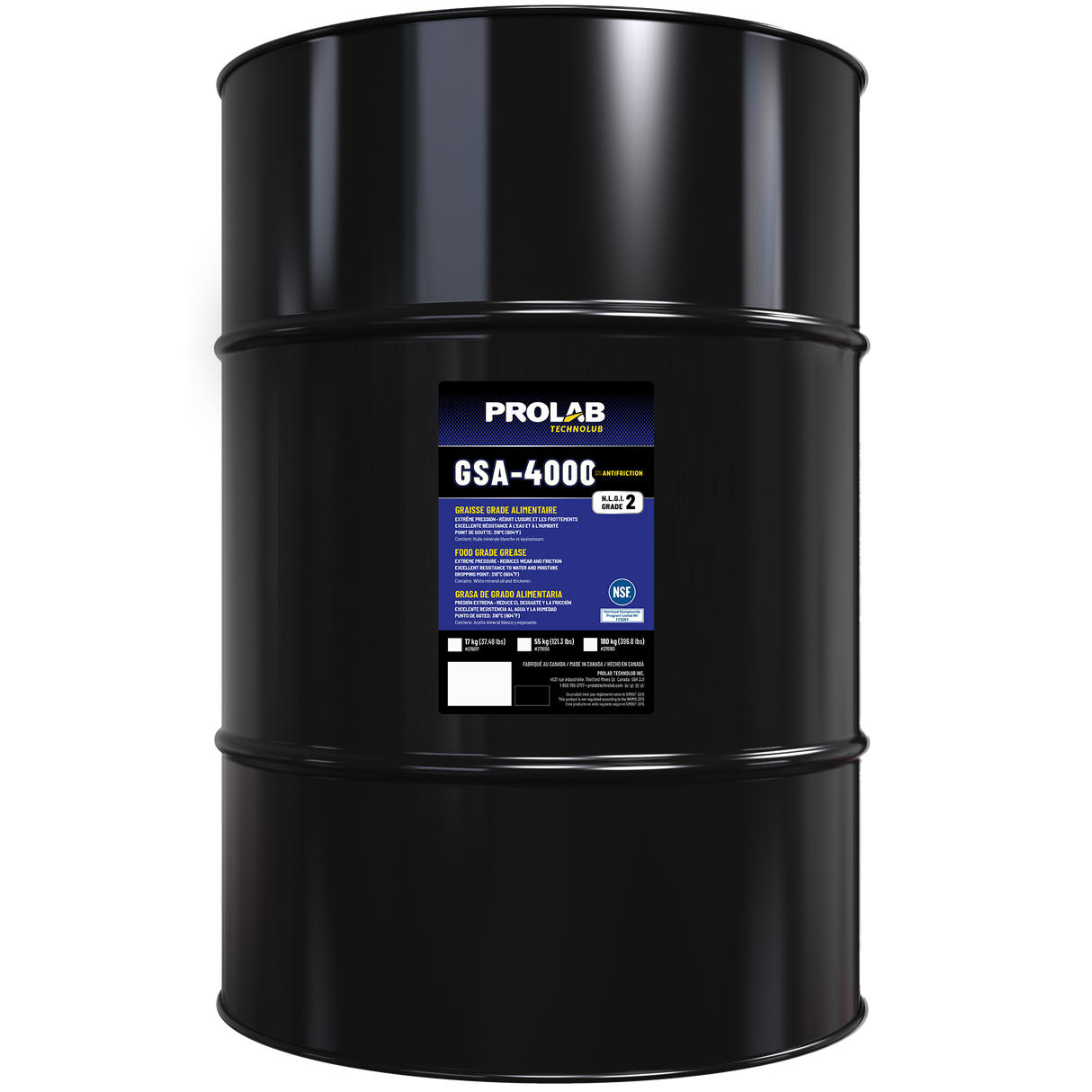 Extreme-pressure, water-resistant grease for incidental food contact