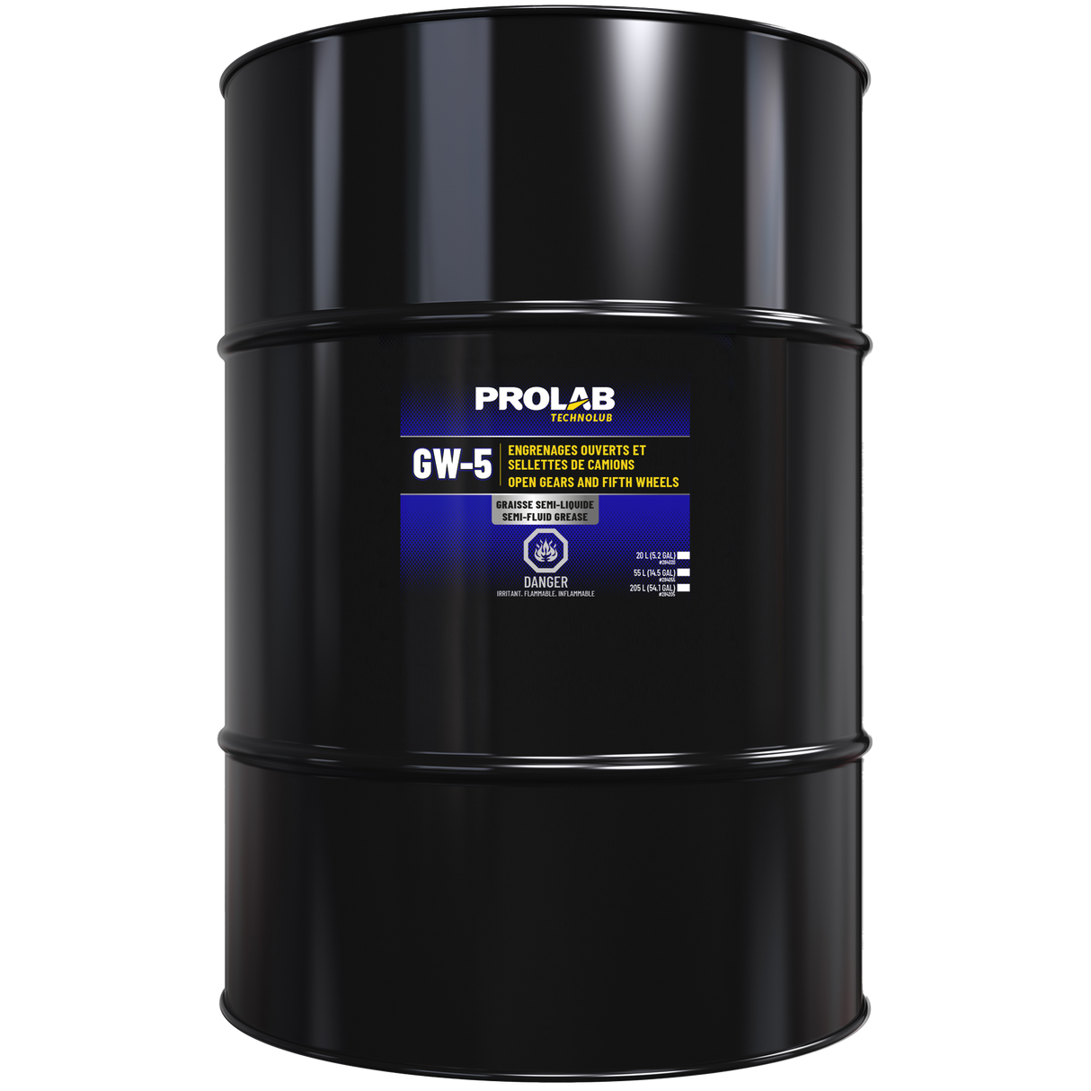 Graisse semi-liquide pour sellettes de camions et engrenages ouverts