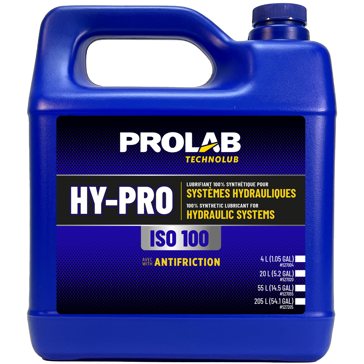 100% Synthetic Lubricant for Hydraulic Systems