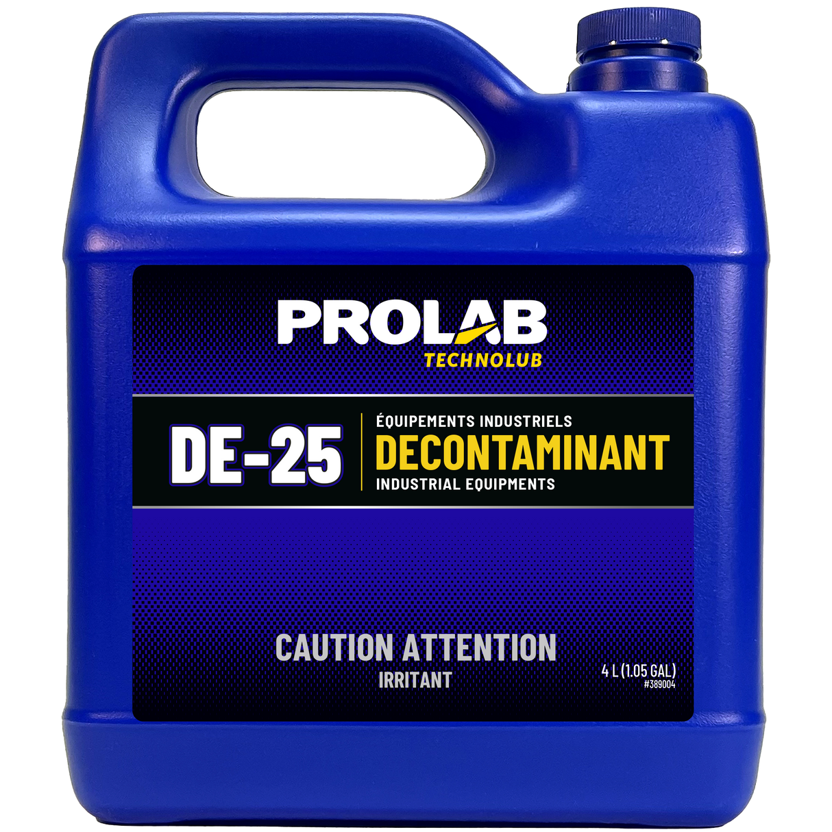 Décontaminant pour équipements industriels.